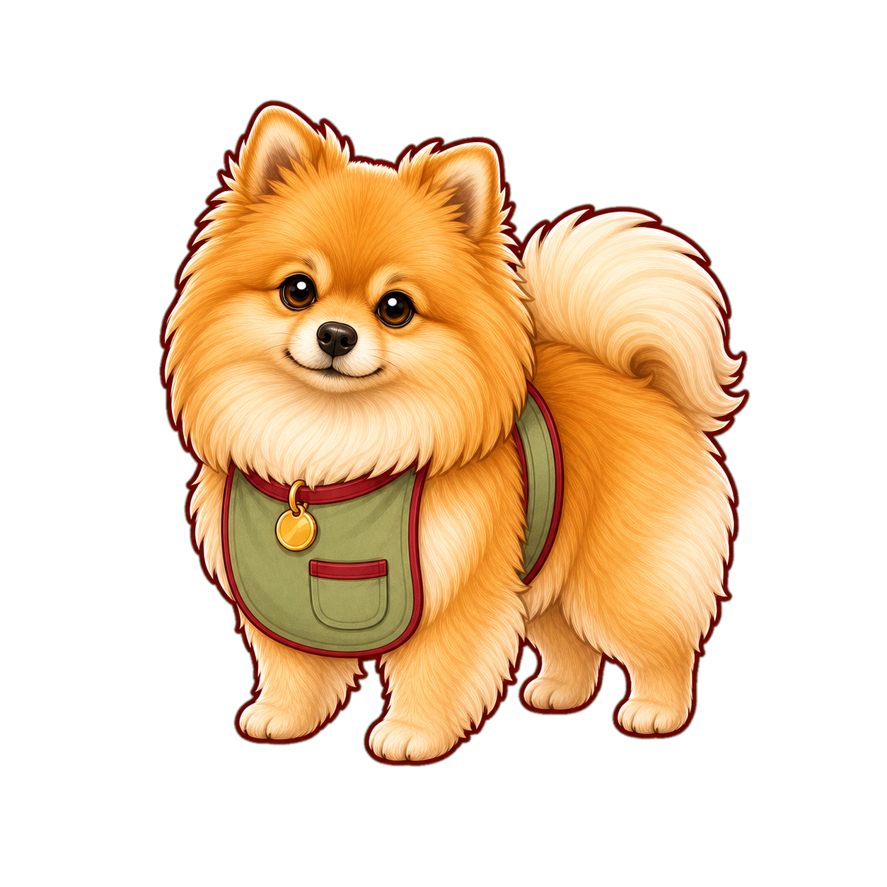 Illustration du Spitz nain