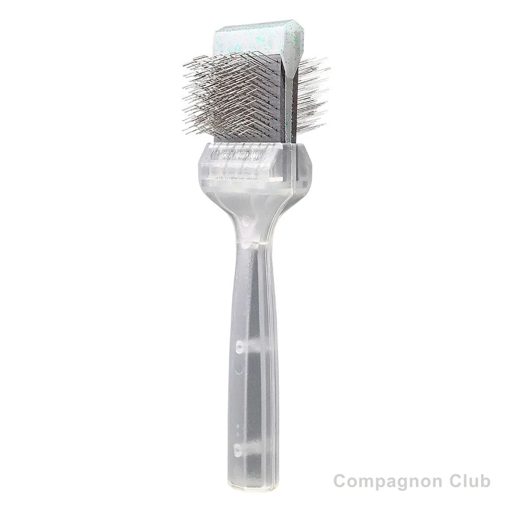 Brosse ActiVet Allround Soft verte pailletee - Simple 4,5 cm - produit boutique ActiVet