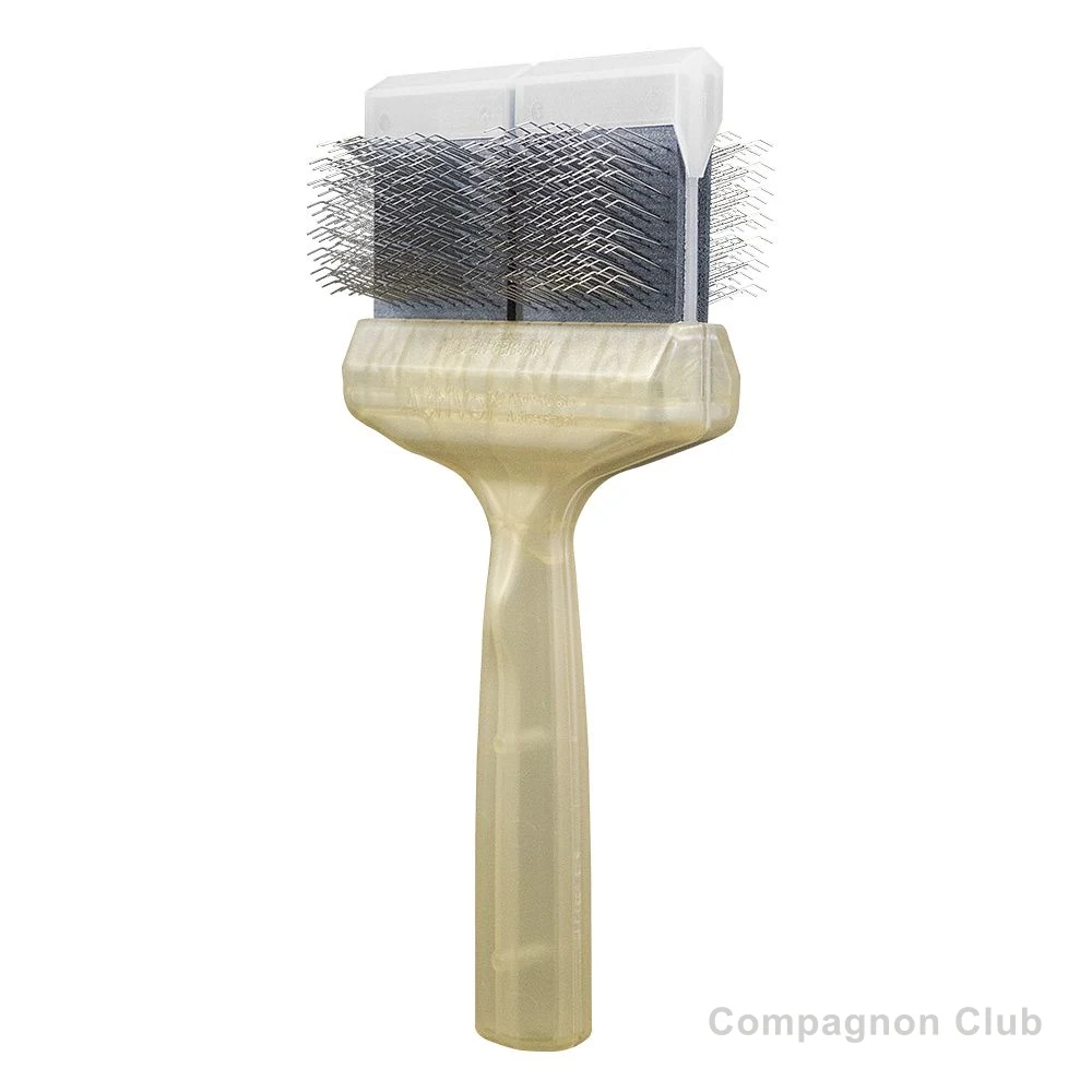 Brosse ActiVet Coat Grabber Soft Gold - Double large 9 cm - produit boutique ActiVet