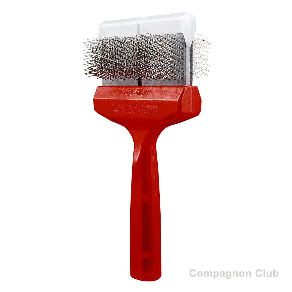 Brosse ActiVet Mat Zapper - Double large 9 cm - produit boutique ActiVet