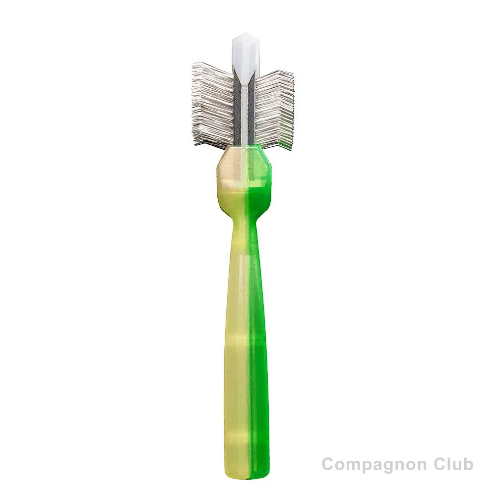 Brosse ActiVet Silcoater DUO - Simple 4,5 cm - produit boutique ActiVet