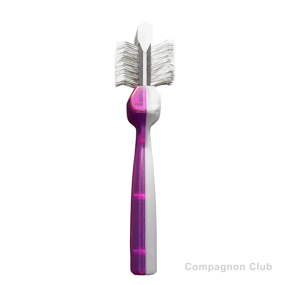 Brosse ActiVet Tufffinish Coater DUO - Simple 4,5 cm - produit boutique ActiVet