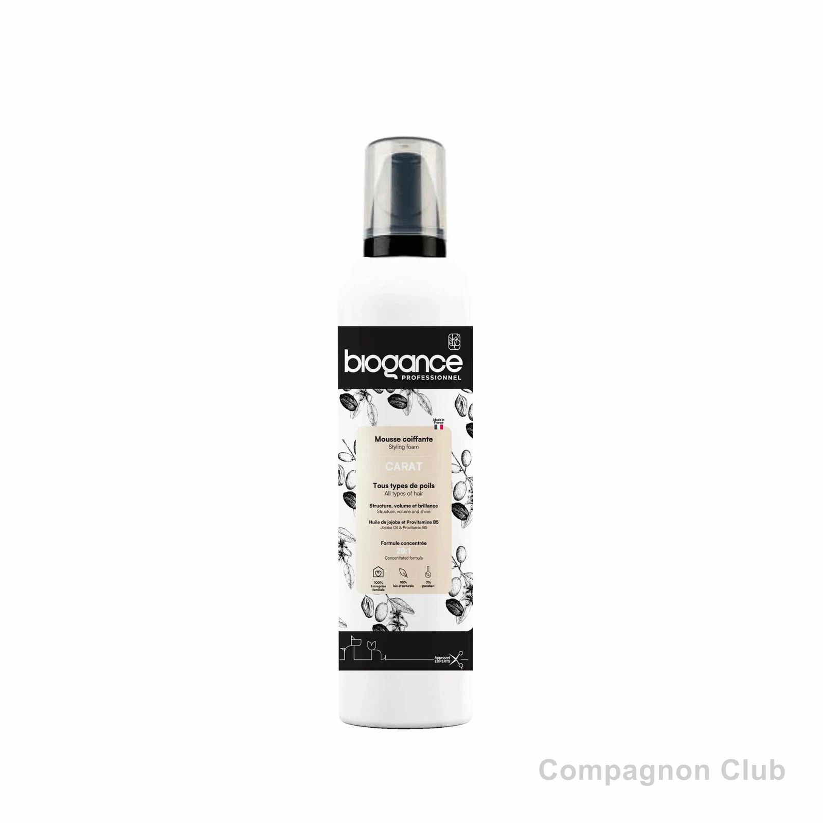 Mousse coiffante - 250 ml Biogance - produit boutique Biogance