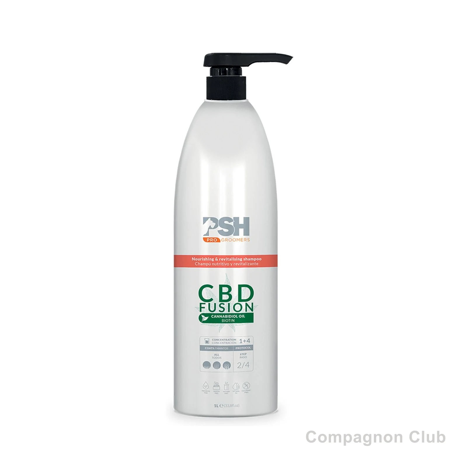 Shampoing Pure Green PSH 1L - produit boutique PSH
